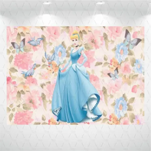 Painel Retangular Cinderela 1m x 1,5m