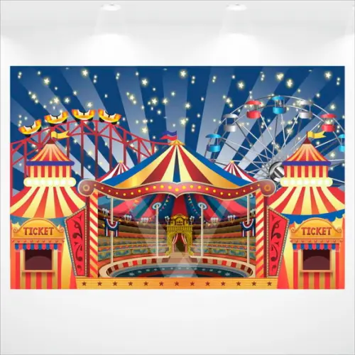 Painel Retangular Circo 1,5m x 1,5m