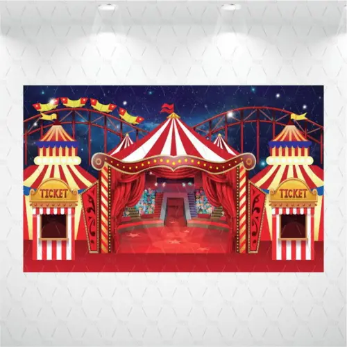 Painel Retangular Circo 1m X 1,5m
