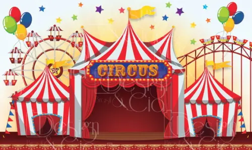 Painel Retangular Circo 5m x 3m