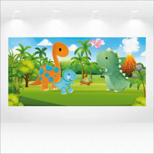 Painel Retangular Dinossauro 3m x 1,5m