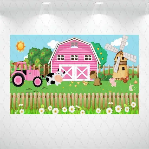 Painel Retangular Fazendinha 1m x 1,5m