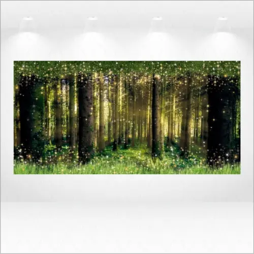 Painel Retangular Floresta Encantada 3m x 1,50m