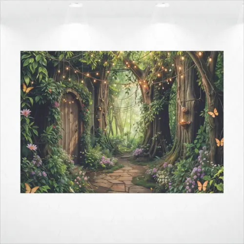 Painel Retangular Floresta Encantada 4m x 2,8m