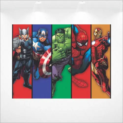 Painel Retangular Heróis 2m x 1,5m