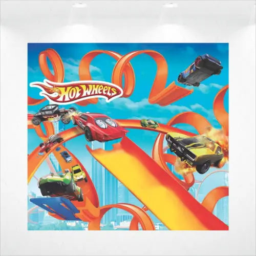 Painel Retangular Hot Wheels 3x2,8m