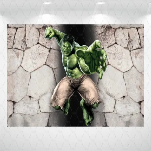 Painel Retangular Hulk 1m x 1,5m