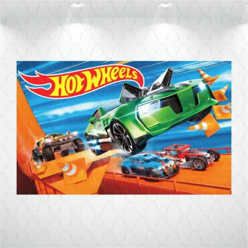 Painel Retangular Hot Wheels 1m X 1,50m