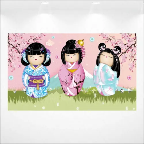 Painel Retangular Kokeshi 2,5m x 1,5m