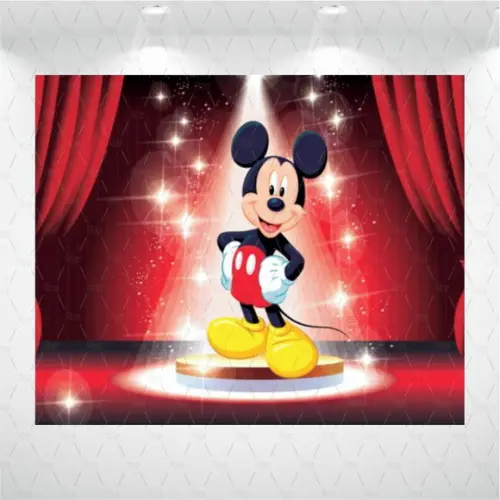 Painel Retangular Mickey 1,5m x 1,5m