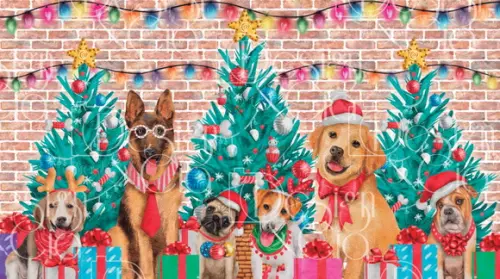Painel Retangular Natal Pets 5m x 2,8m