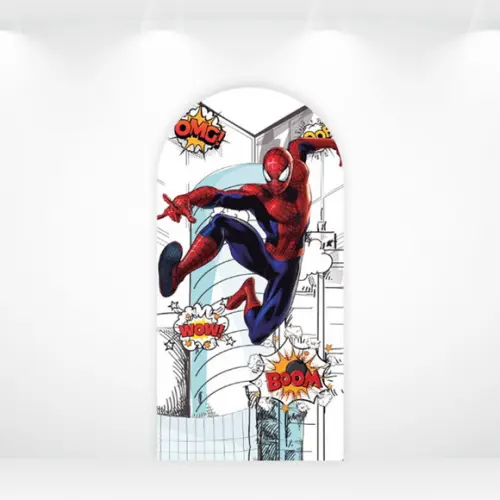 Painel Retangular ou Romano Homem Aranha - 1mx2m