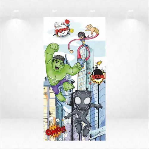 Painel Retangular ou Romano Homem Aranha - 1mx2m