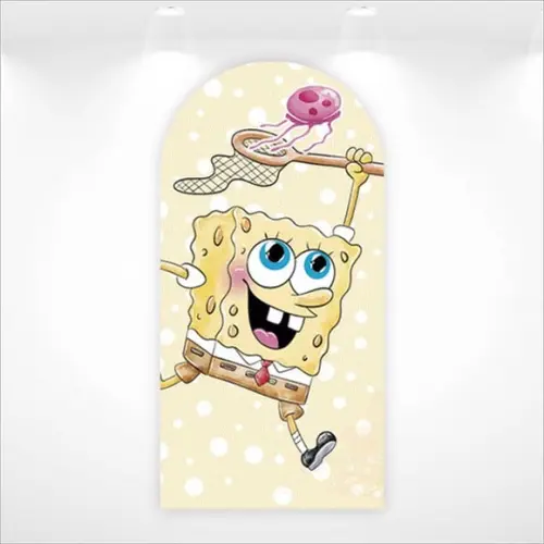 Painel Retangular ou Romano Vestfácil Bob Esponja - 1mx2m