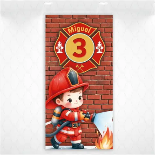 Painel Retangular ou Romano Vestfácil Bombeiros - 1mx2m