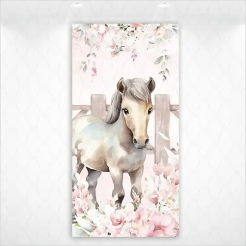 Painel Retangular ou Romano Vestfácil Cavalo Country - 1mx2m
