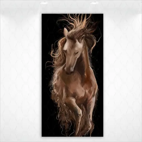 Painel Retangular ou Romano Vestfácil Cavalo Country - 1mx2m