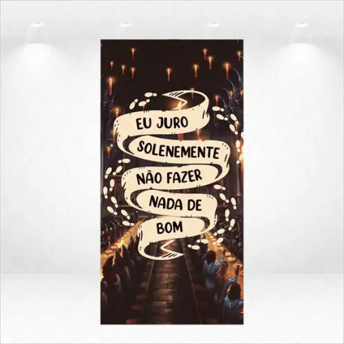 Painel Retangular ou Romano Vestfácil Harry Potter - 1mx2m