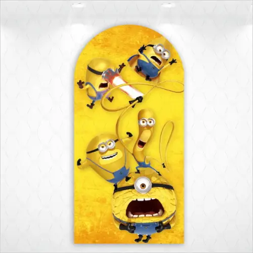 Painel Retangular ou Romano Vestfácil Minions - 1mx2m