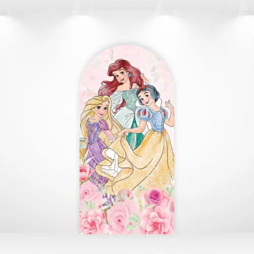 Painel Retangular ou Romano Vestfácil Princesas - 1mx2m