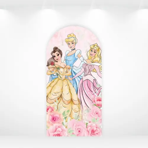 Painel Retangular ou Romano Vestfácil Princesas - 1mx2m
