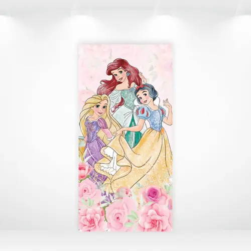Painel Retangular ou Romano Vestfácil Princesas - 1mx2m