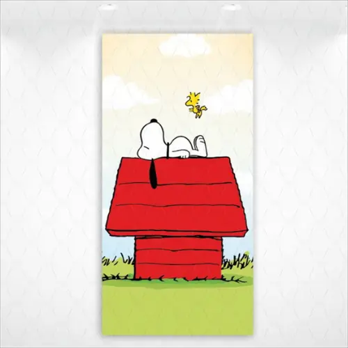 Painel Retangular ou Romano Vestfácil Snoopy - 1mx2m