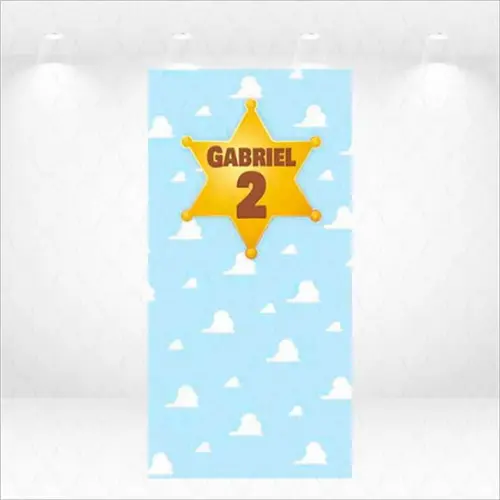 Painel Retangular ou Romano Vestfácil Toy Story - 1mx2m