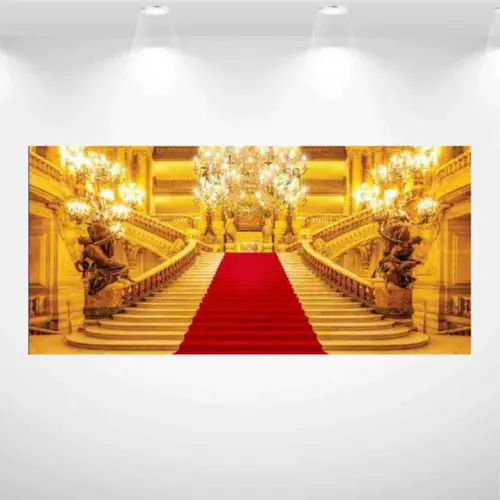 Painel Retangular Palácio Bela e a Fera 3m x 1,5m
