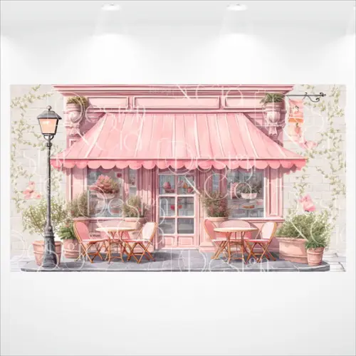 Painel Retangular Patisserie 5m x 2,8m