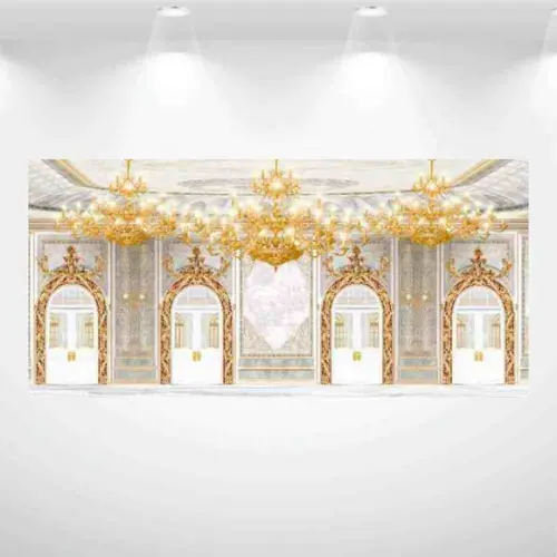 Painel Retangular Palácio Dourado 3m x 1,5m