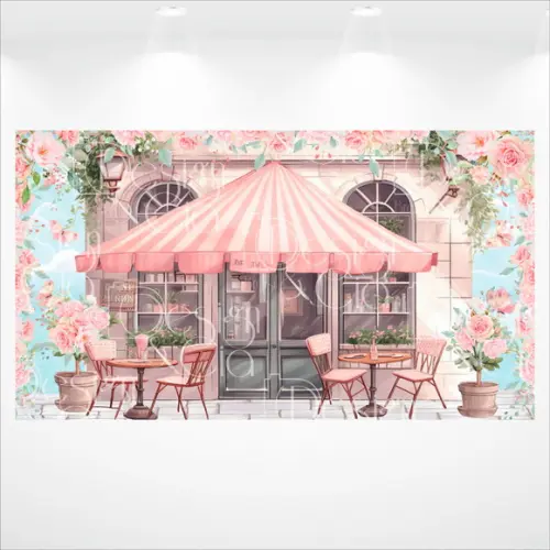 Painel Retangular Patisserie 5m x 2,8m