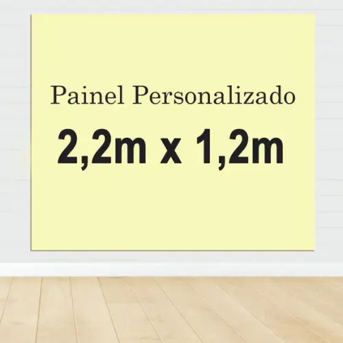 Painel Retangular Personalizado 2,2m x 1,2m