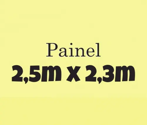 Painel Retangular Personalizado 2,5x2,3m