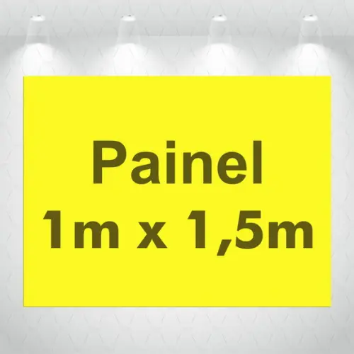 Painel Retangular Personalizado 1m x 1,5m