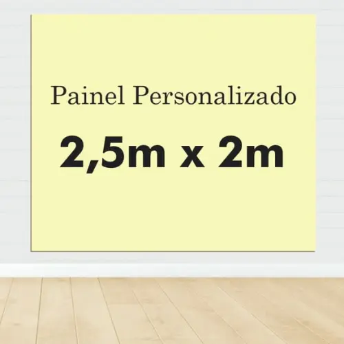 Painel Retangular Personalizado 2,5m x 2m