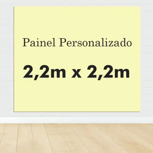 Painel Retangular Personalizado 2,2x2,2m