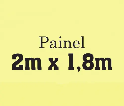 Painel Retangular Personalizado 2x1,8m