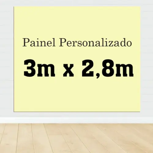 Painel Retangular Personalizado 3m x 2,8m