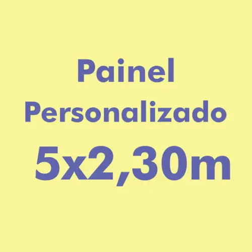 Painel Retangular Personalizado 5m x 2,3m