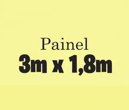 Painel Retangular Personalizado 3x1,8