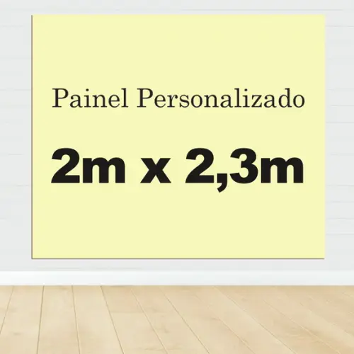 Painel Retangular Personalizado 2m x 2,3m