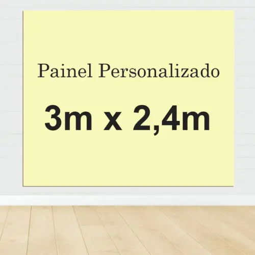 Painel Retangular Personalizado 3x2,4m