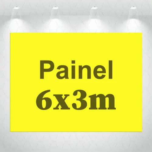 Painel Retangular Personalizado 6x3m