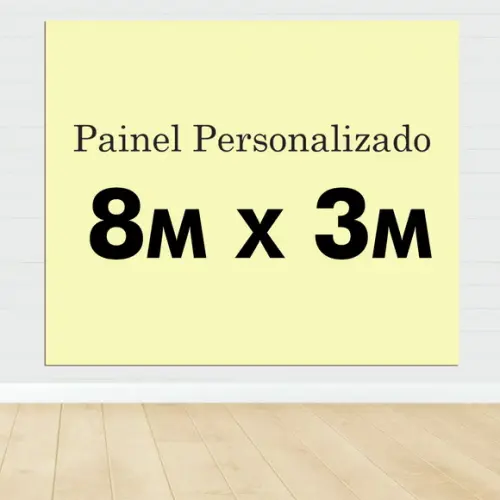 Painel Retangular Personalizado 8m x 3m