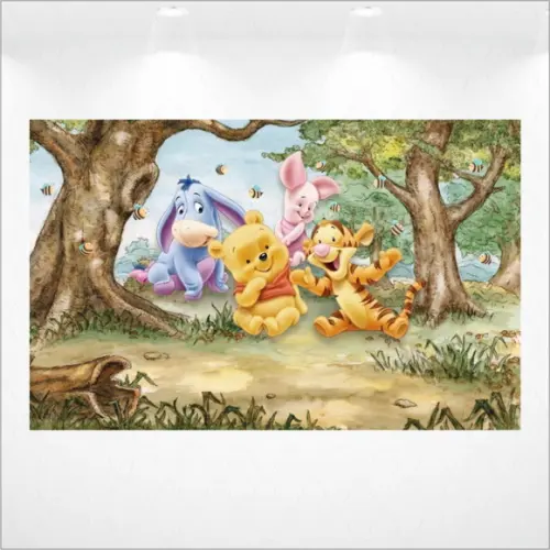 Painel Retangular Pooh 2,50 x 1,50m