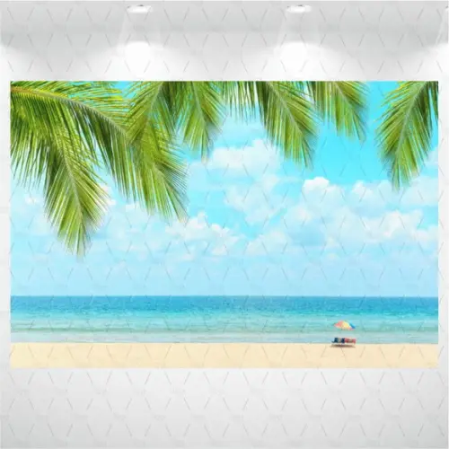 Painel Retangular Praia 1m x 1,5m