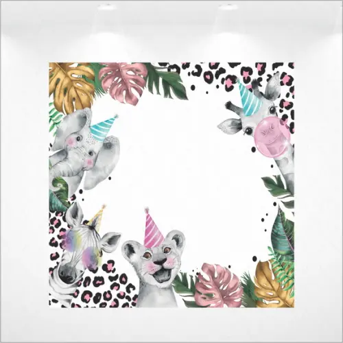 Painel Retangular Safari 1,5m X 1,5m