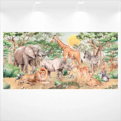 Painel Retangular Safari 6m x 3m