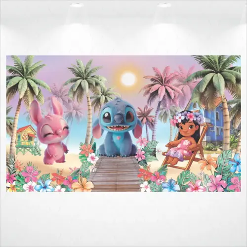 Painel Retangular Stitch 4,8x2,8m